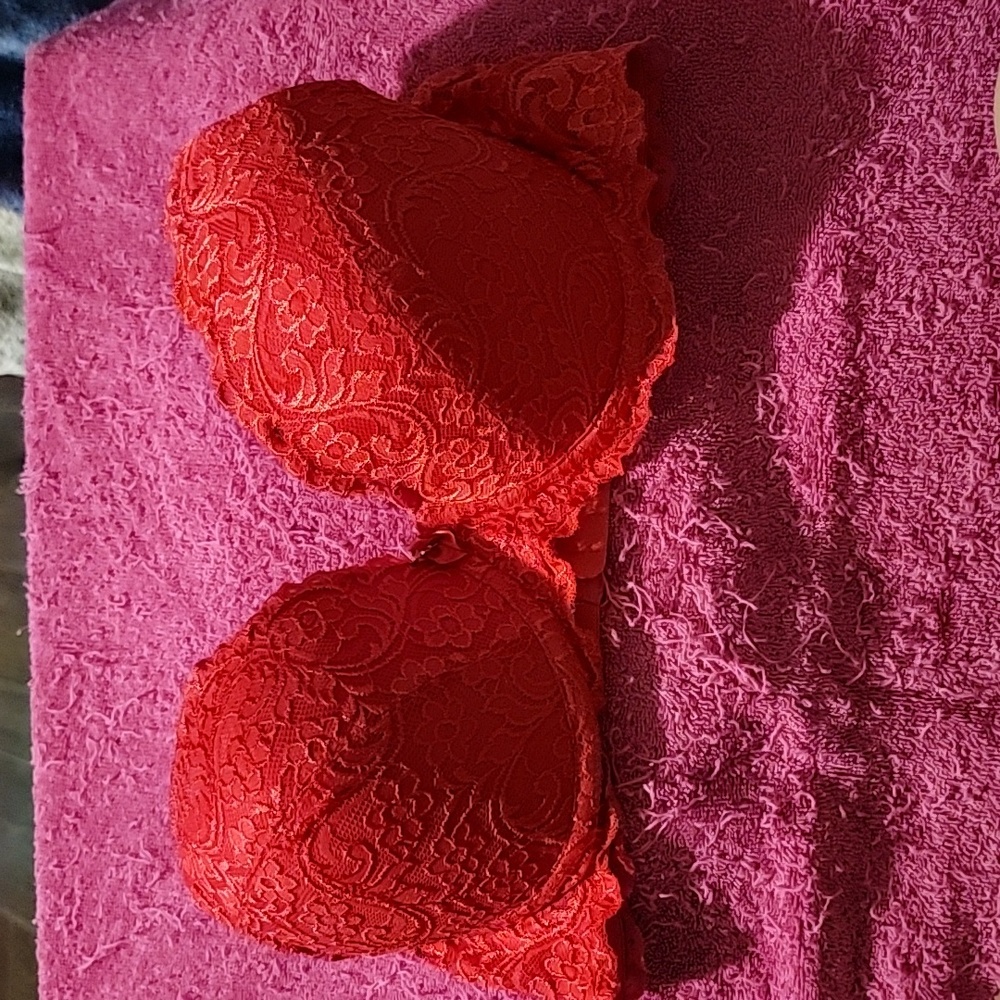 Smart and sexy red bra